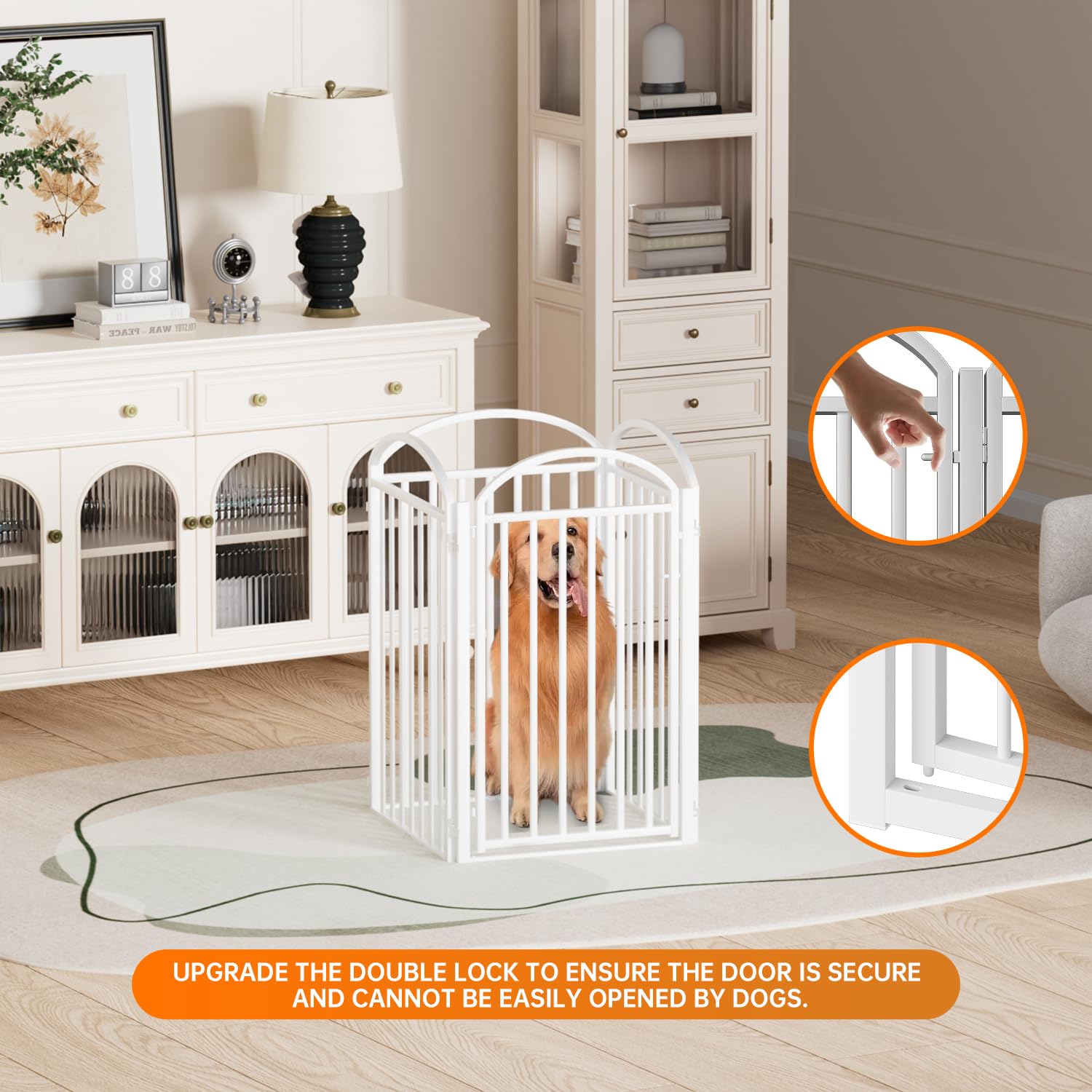 SNUOWU indoor outdoor gate fits modern homes for versatile use