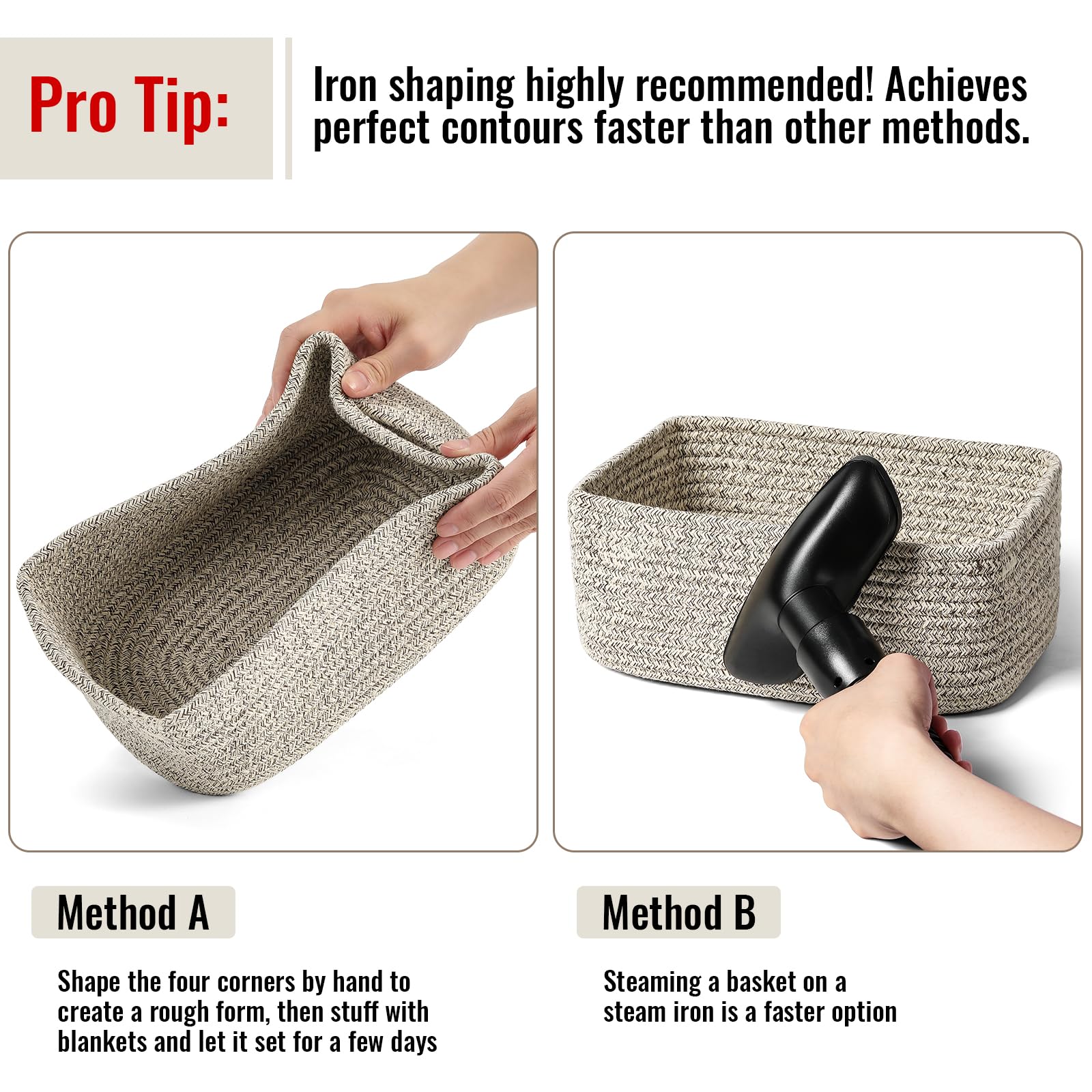 Snuvid flat-pack packaging baskets ready for eco-friendly shipping
