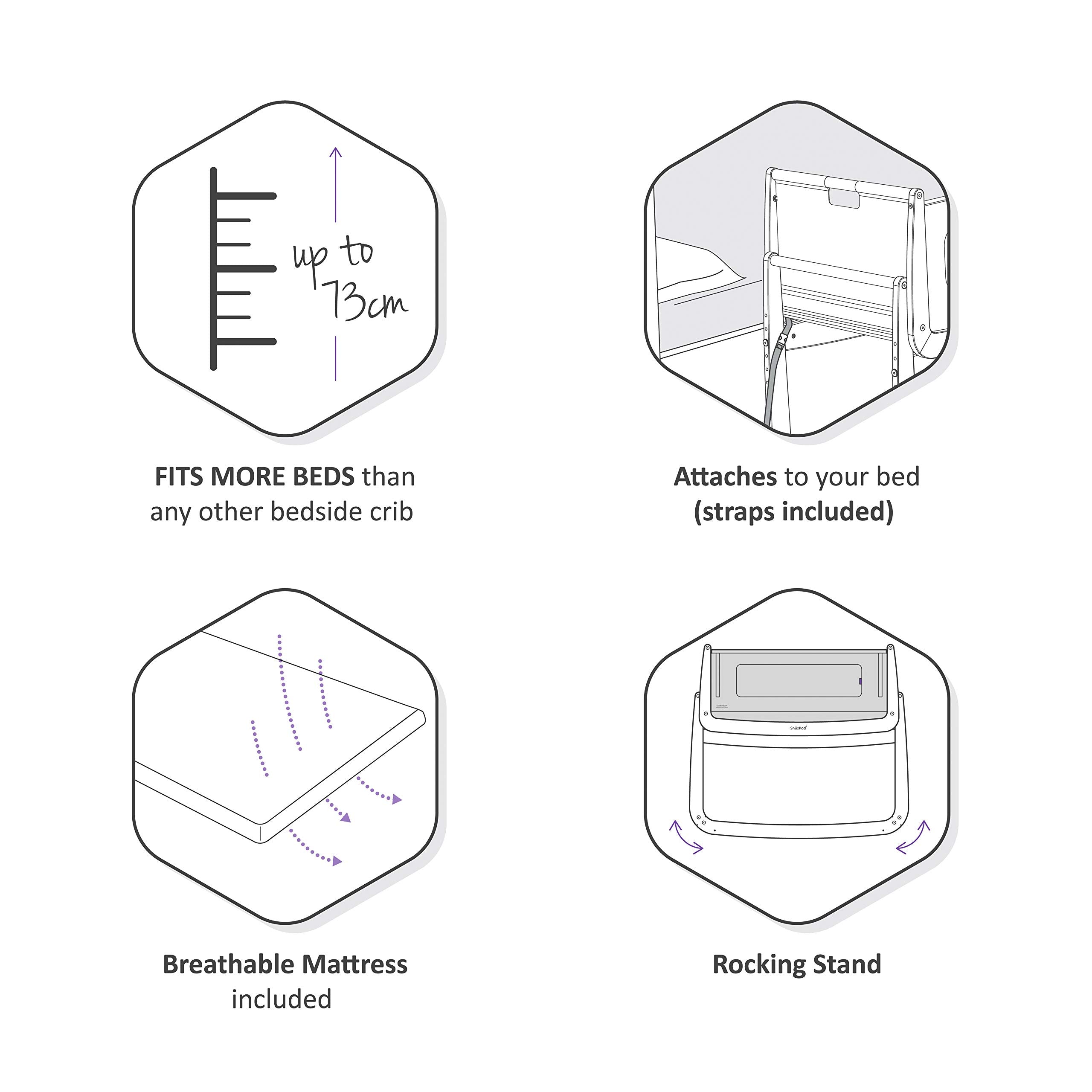 SnuzPod 4 lightweight portable frame for easy setup and moving