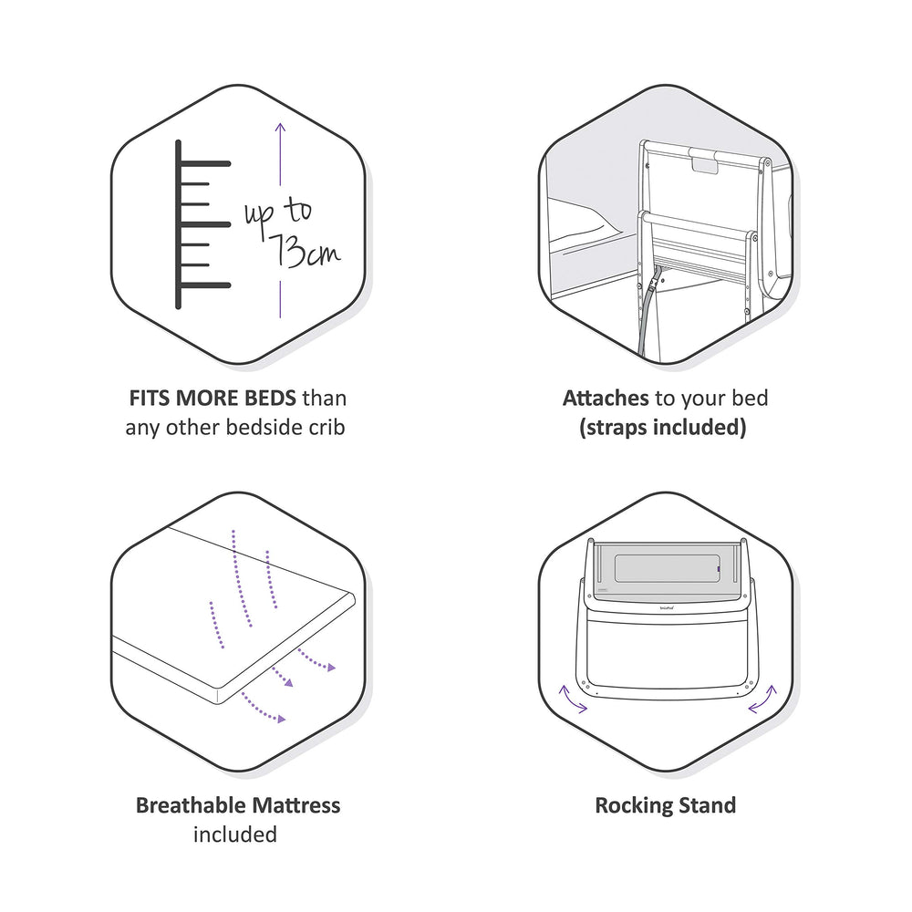 SnuzPod 4 lightweight portable frame for easy setup and moving