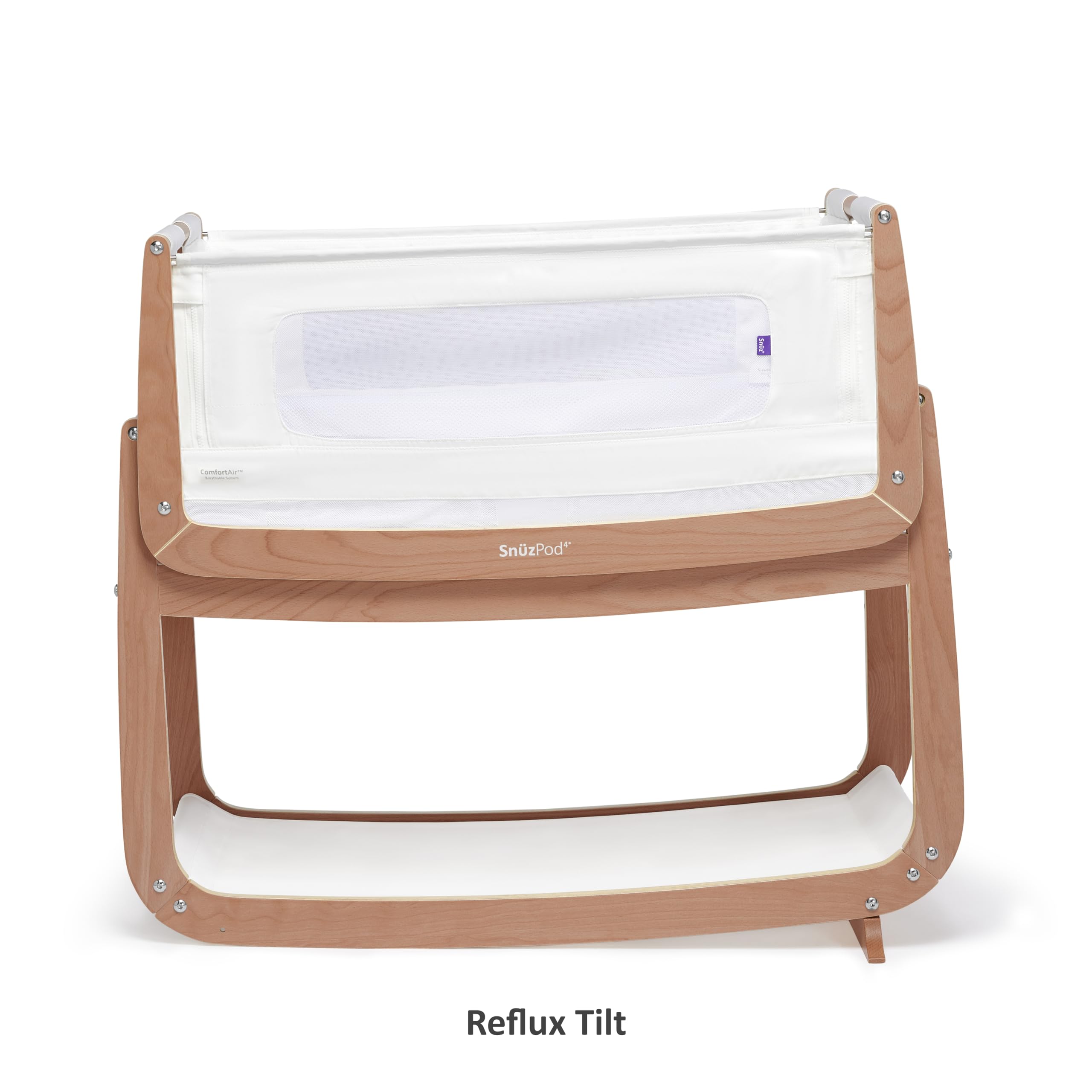 SnuzPod 4 seven-height settings fit most beds securely