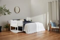 SnuzPod4 zip-down wall illustration for easy parent access at night