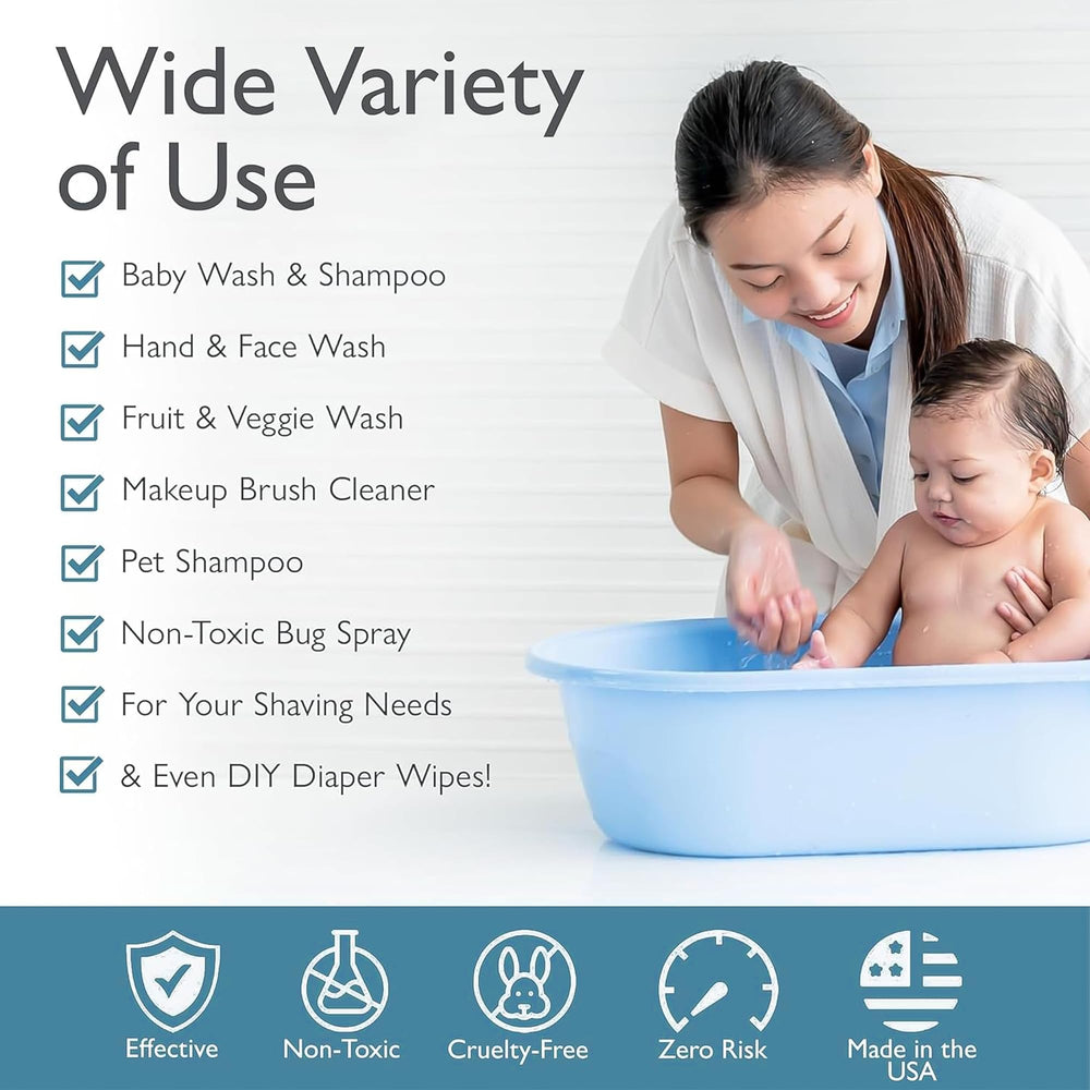 SoCal Suds & Company head-to-toe wash showing combined shampoo and body cleanse.