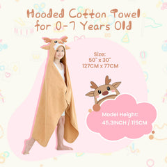SO OQ STYLE QUARTERS 50x30 towel size keeps kids warm and cozy after bath