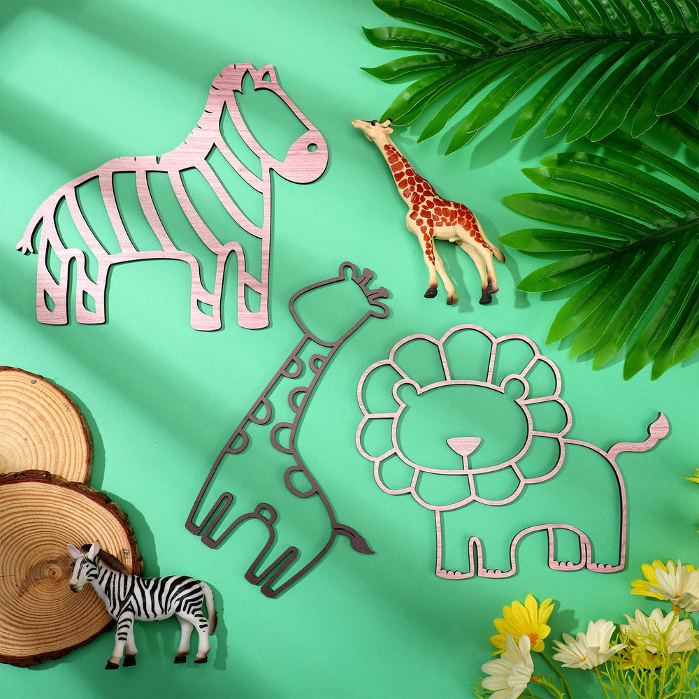 Soaoo Monkey wall art creates a lively jungle theme for playrooms.