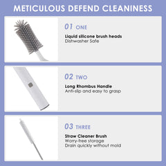Soarup90000 multifunction cleaning set handles bottles, nipples, pacifiers, and straws.