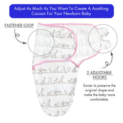Soarwg Kids adjustable Velcro swaddle for a secure wrap.