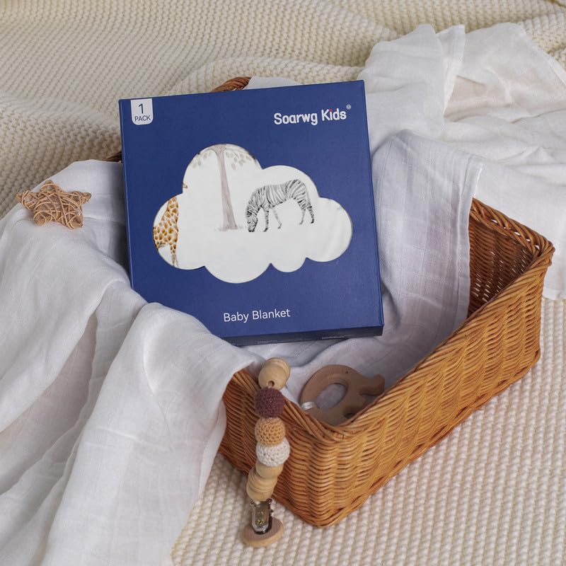 Soarwg Kids multi-use blanket serves as cover, changing pad, or gift