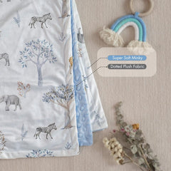 Soarwg Kids blanket shows OEKO-TEX certification for safety and comfort