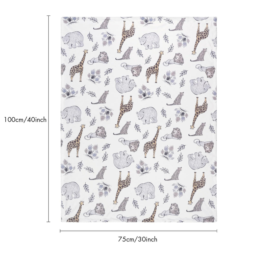 Soarwg Kids baby blanket size 30x40 inches, ideal for crib and days out.