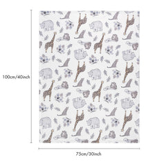 Soarwg Kids baby blanket size 30x40 inches, ideal for crib and days out.