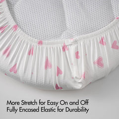 Soarwg Kids elastic-bottom design keeps sheets in place through movement