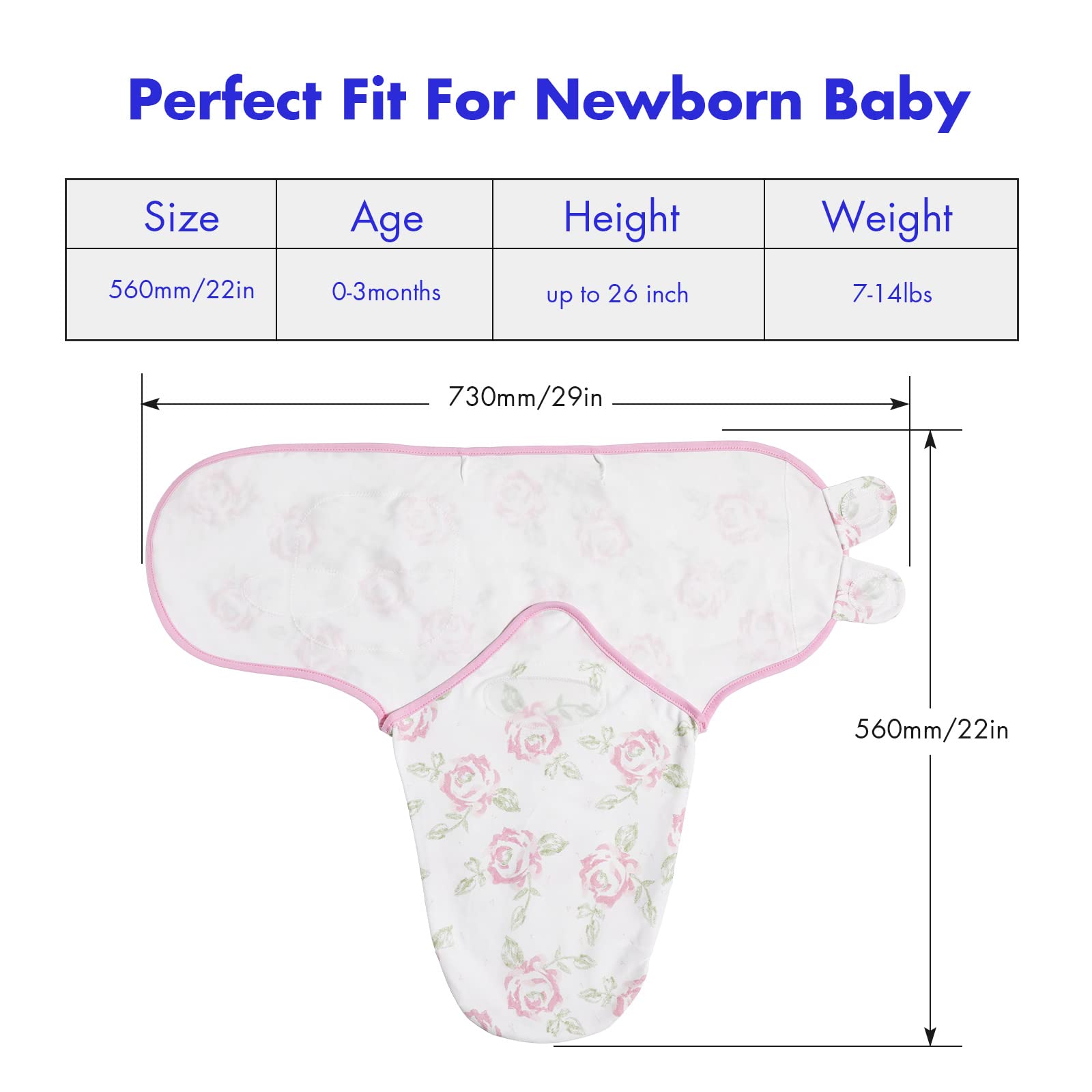 Soarwg Kids organic cotton swaddle fabric is soft and breathable.