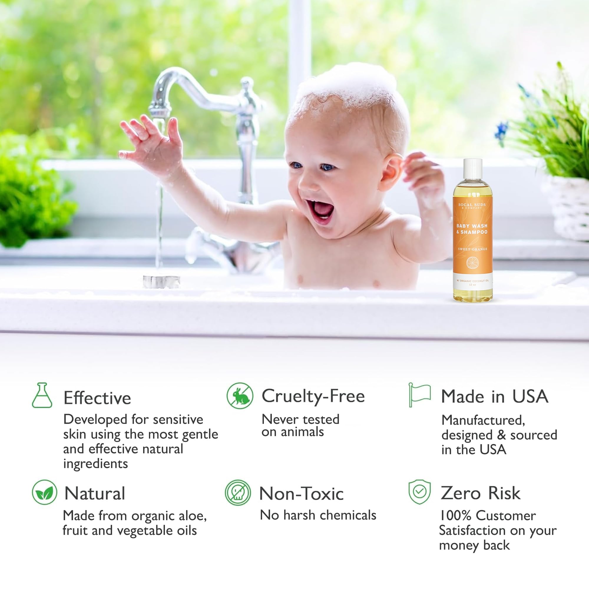 Aloe vera and antioxidants in SoCal Suds & Company wash