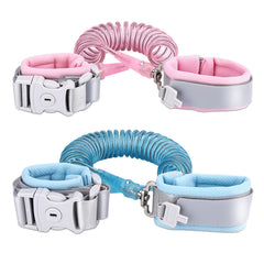 Socub anti lost wrist link pink package shows kid-friendly safety features on the go