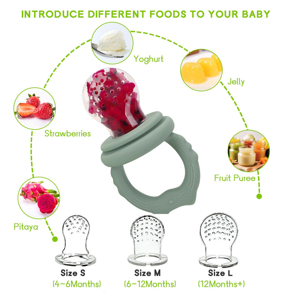 Socub BPA-free PVC-free silicone feeder easy to clean and dishwasher-safe