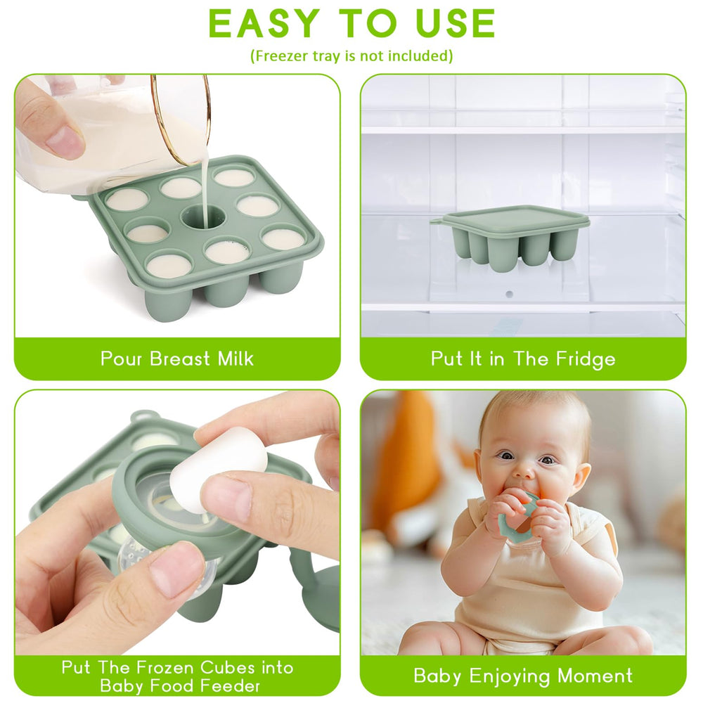 Socub 2-pack silicone feeders disassemble for thorough cleaning