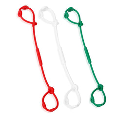 Socub silicone adjustable pacifier teether straps keep pacifiers within reach during meals.