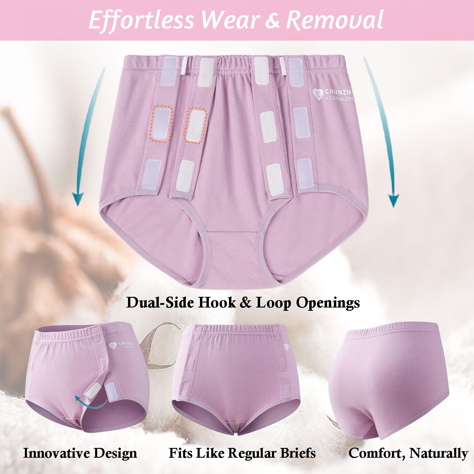 SOEDZUNG flat-seam design provides durable, non-restrictive daily wear.