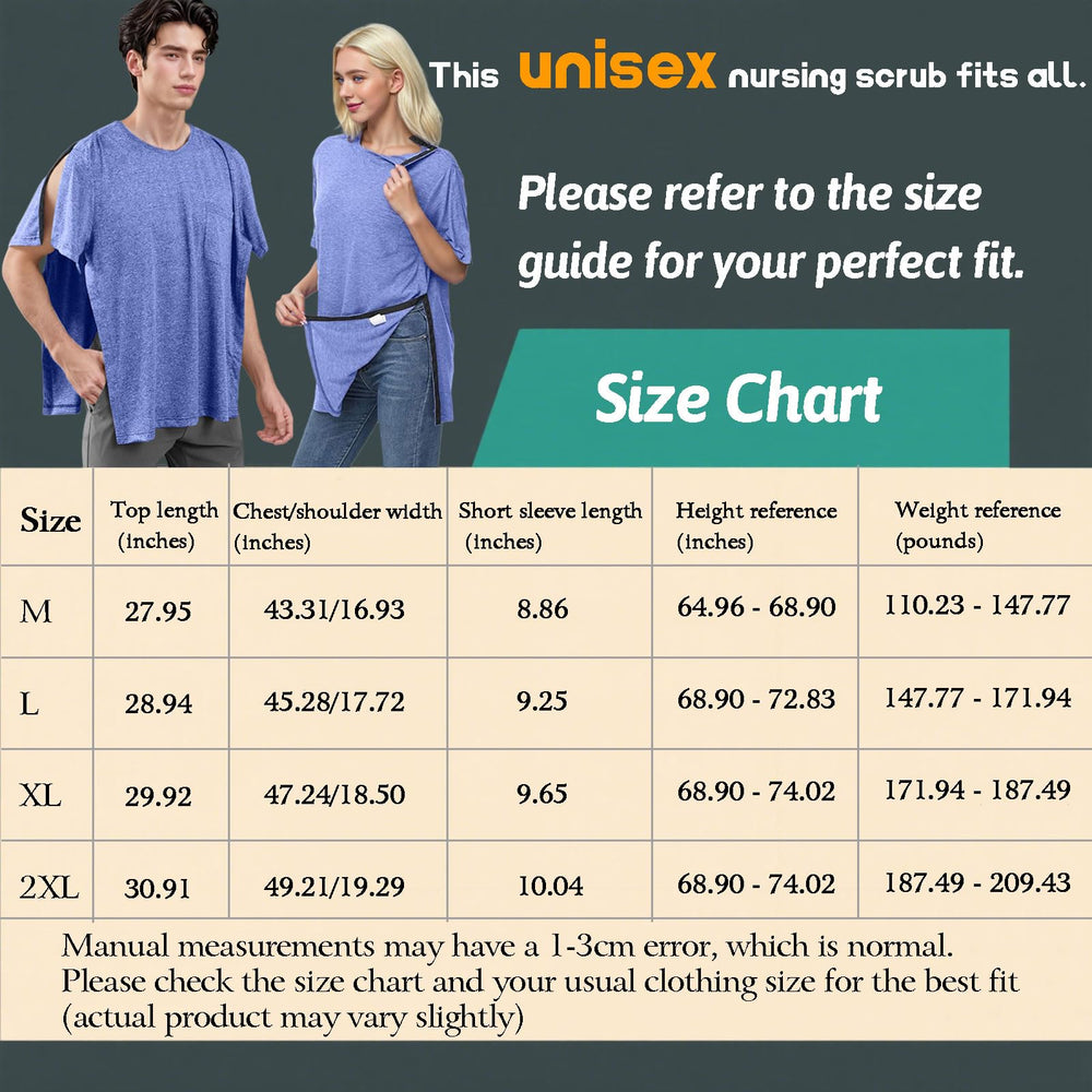 SOEDZUNG Post Shoulder Surgery Shirt model wearing unisex relaxed fit