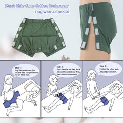 SOEDZUNG post-surgery underwear with adaptive design supports easy dressing for limited mobility