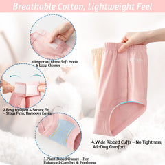 SOEDZUNG stick-on briefs showing easy access on sides for caregivers.
