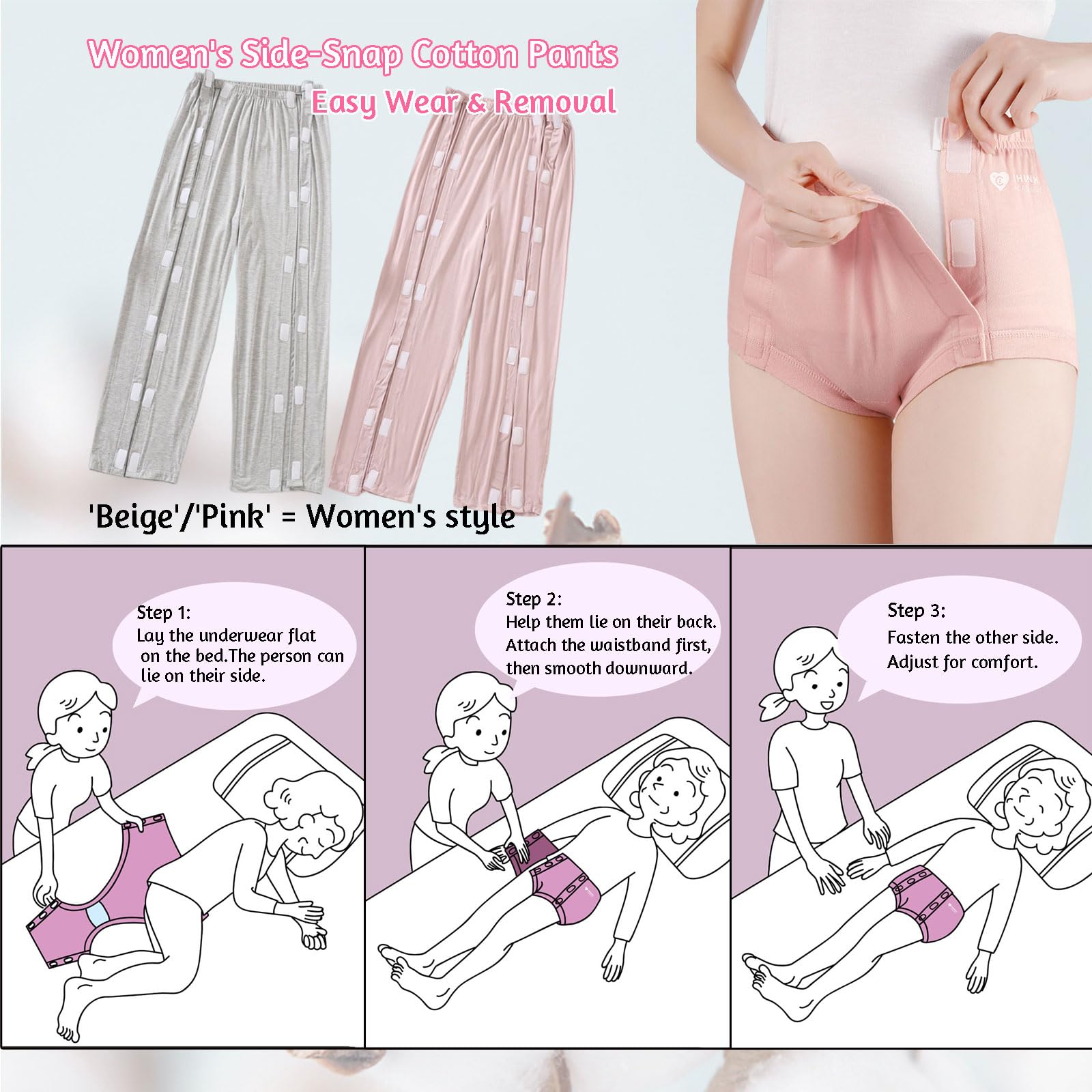 SOEDZUNG recovery-use pants suited for post-op routines.