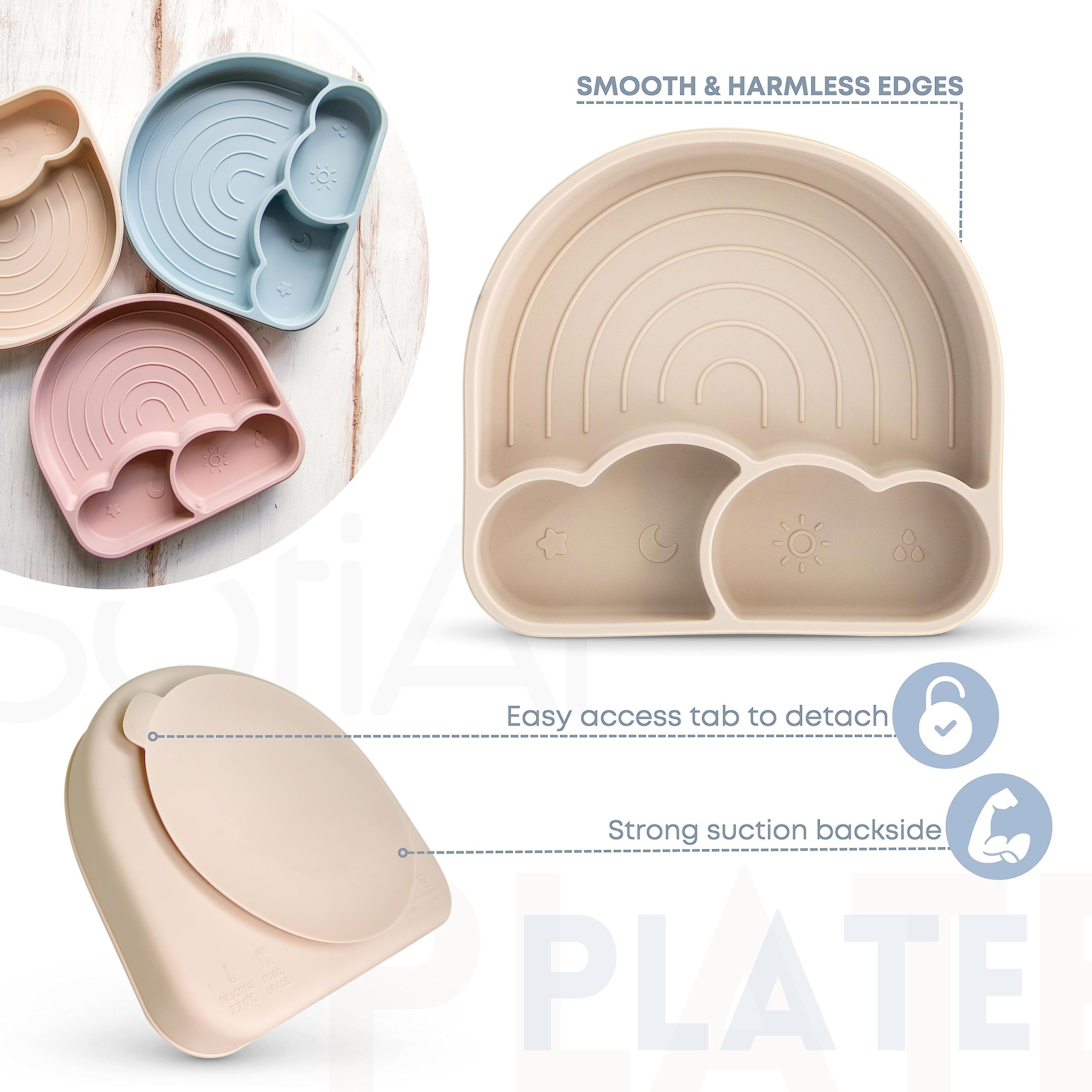 SofiAl all-in-one spoon ensures gentle, gum-friendly feeding for babies 6-12 months