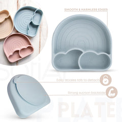 SofiAl soft silicone baby spoon designed for gentle gums.