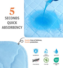 Soft and Lofty ultra-soft knit top underpad ideal for sensitive skin.