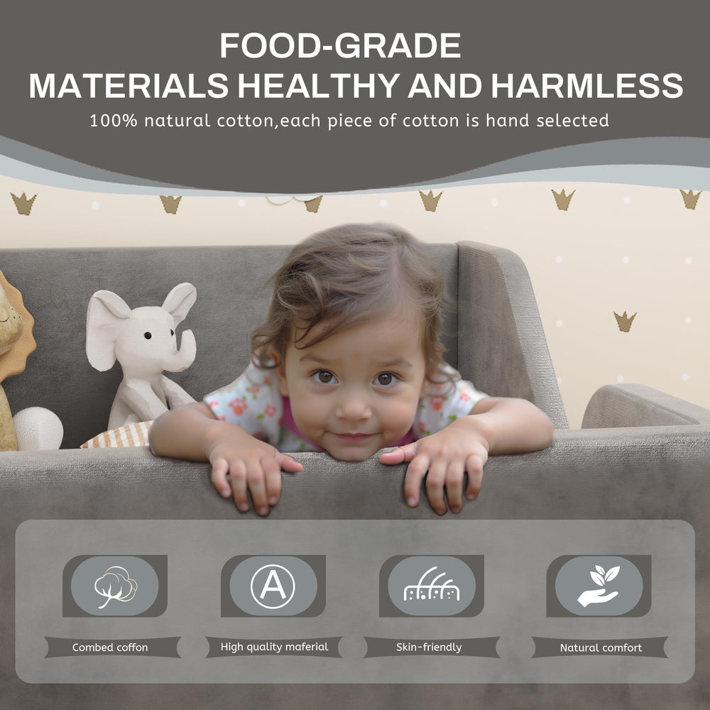 SOFTLYNICE Detachable Side Guards image conveying flexible setup for growing kids.