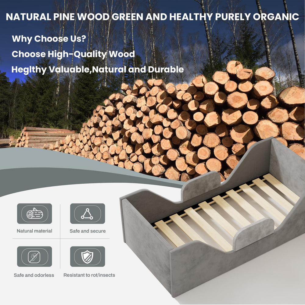 SOFTLYNICE Durable wood-frame image highlighting sturdy construction for long-lasting use.