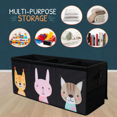 SoftOwl collapsible toy storage organizer folded for compact storage