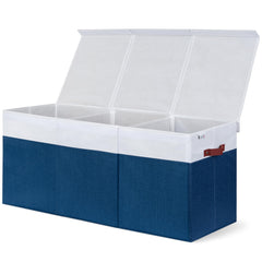 SoftOwl extra-large toy storage organizer with lid protects contents and reduces dust.