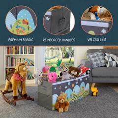 SoftOwl interior dividers enable tailored layouts for blocks and plush toys.