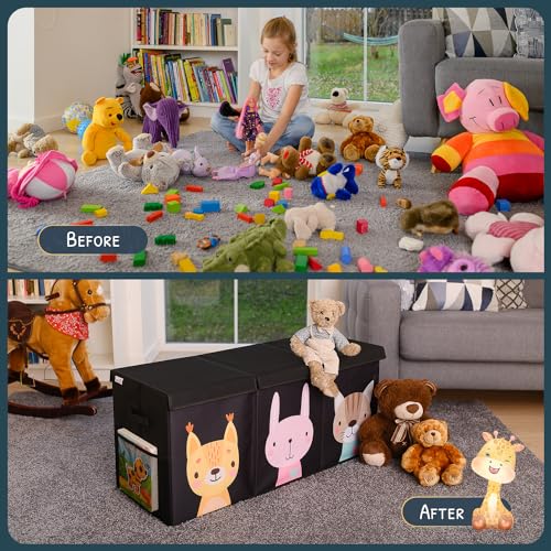 SoftOwl 37x16x14-inch toy storage fits nurseries and playrooms