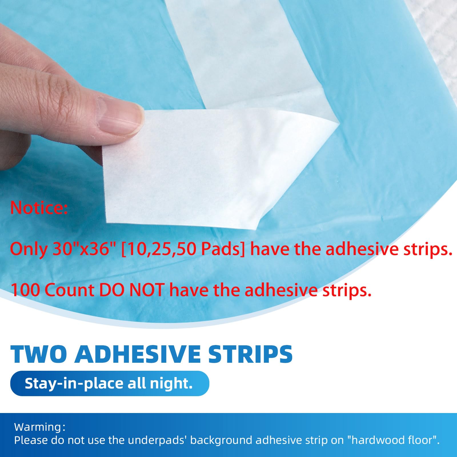SOFYFINE bed pads showcase leakproof waterproof back film to keep surfaces dry.