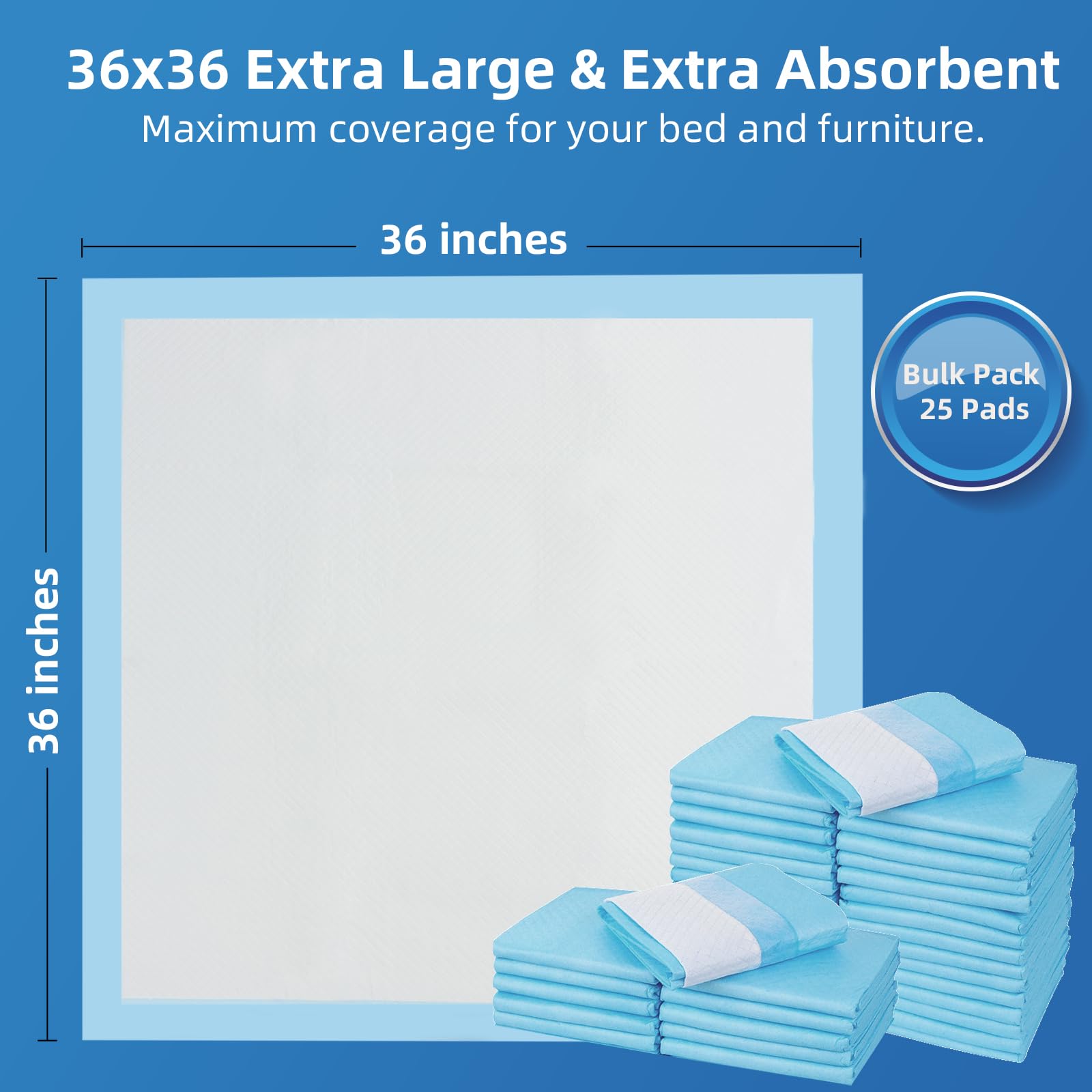 SOFYFINE soft hypoallergenic material pad minimizes friction for sensitive skin.