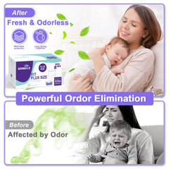 SOHBCLE lavender-scented refills neutralize odors in nursery.