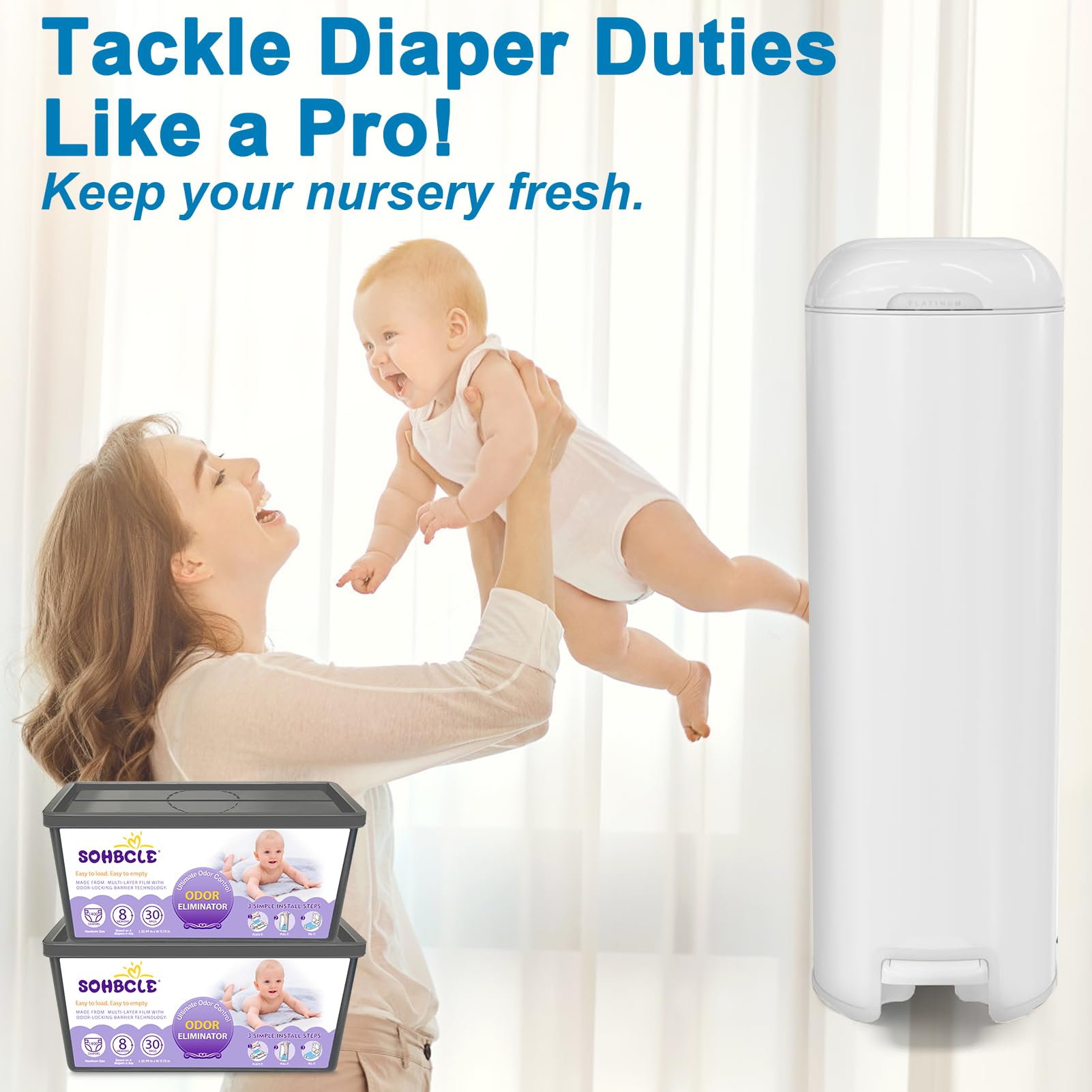 SOHBCLE Genie-compatible fit for Signature and Platinum pails.