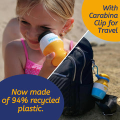 Solar Buddies refillable applicator ready to be filled with sunscreen.