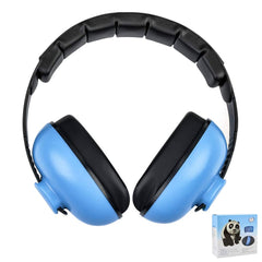 Solar-Power baby headphones folded for portable use.