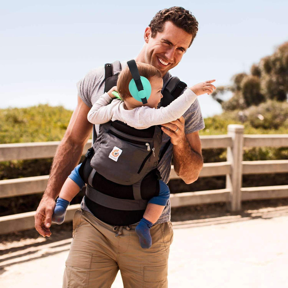 Solar-Power noise reduction earmuffs for use at home, outdoors, or on the go.