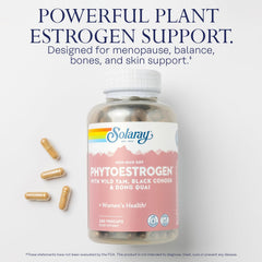 SOLARAY PhytoEstrogen ingredients blend with wild yam and diosgenin