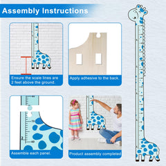Soleim kid friendly growth chart enhances nursery decor and height updates