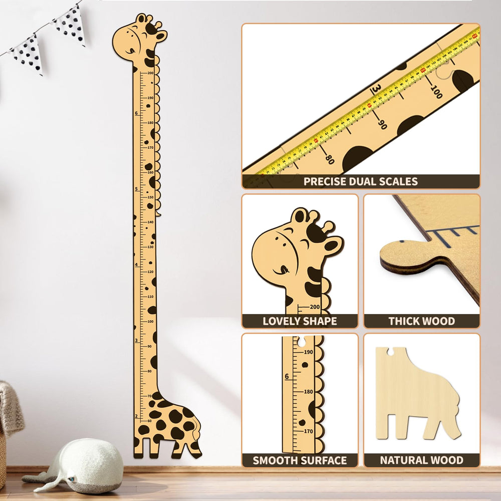 Soleim measuring board for kid room provides durable height milestones.
