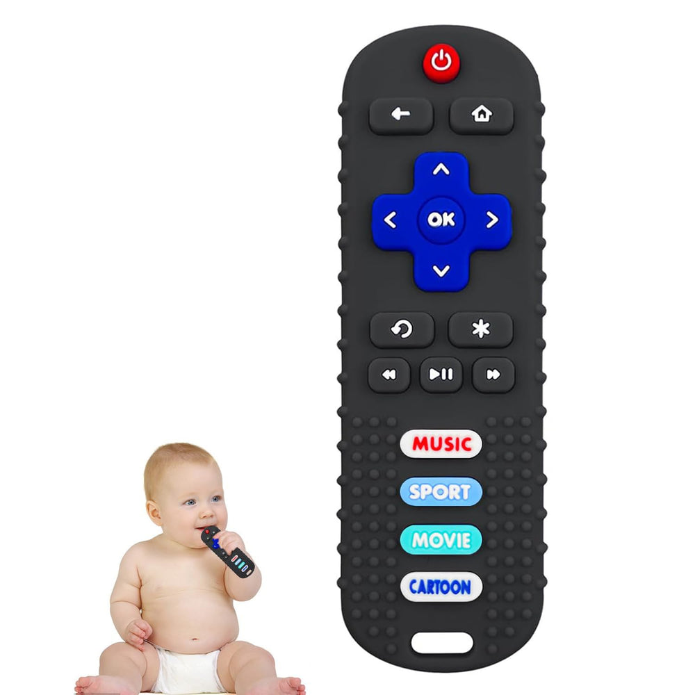SOLIFEGOBLE remote-shape teether soothing teething gums