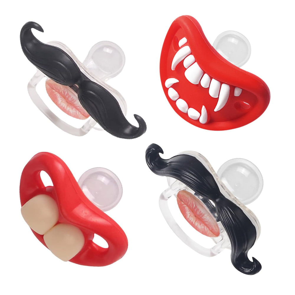 SOLIFEGOBLE Colorful pacifier set ideal for gifting