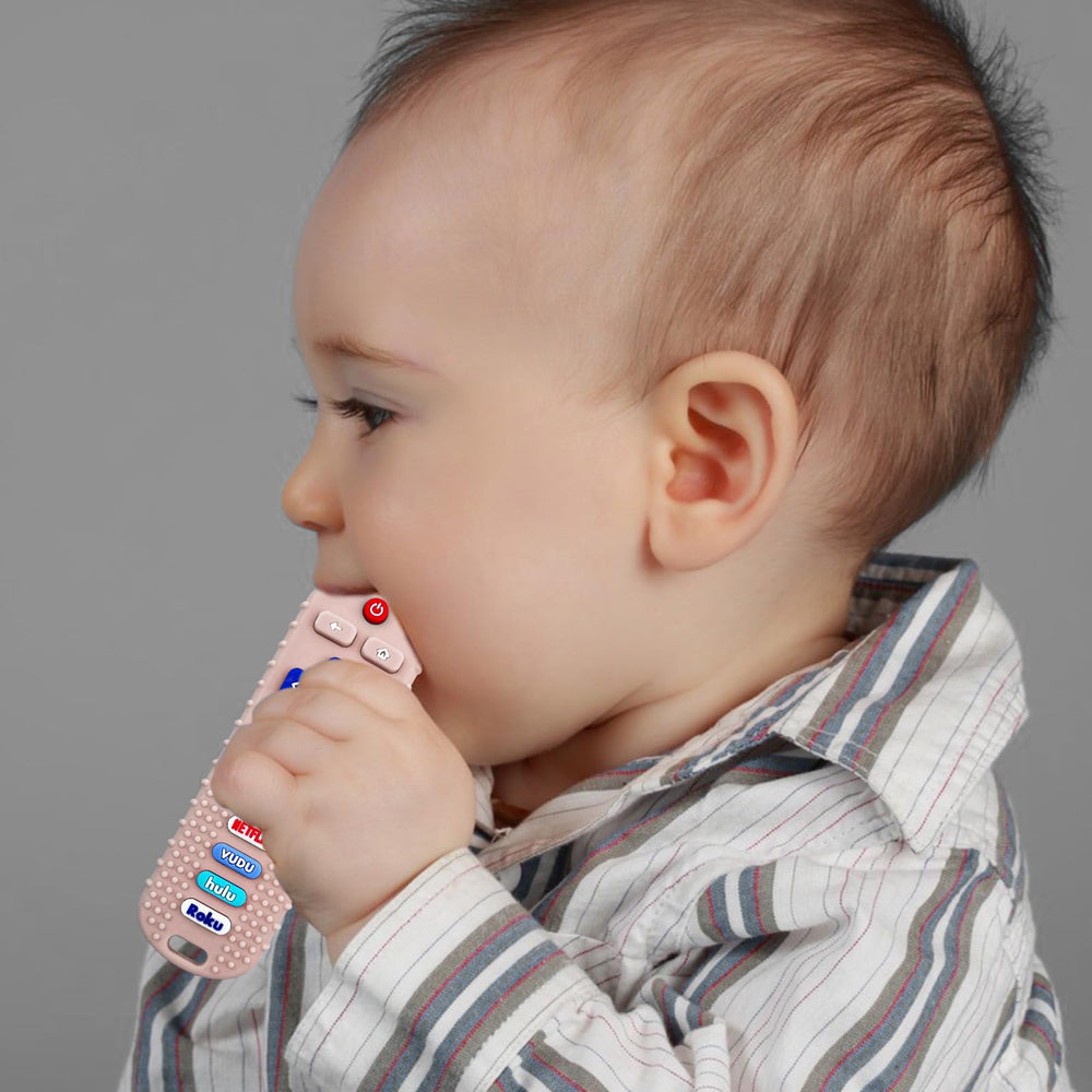 Easy-clean SOLIFEGOBLE teether is dishwasher-safe for quick sanitizing between uses.