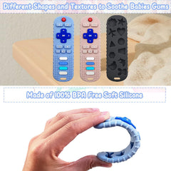 SOLIFEGOBLE teether easy to clean with warm soapy water